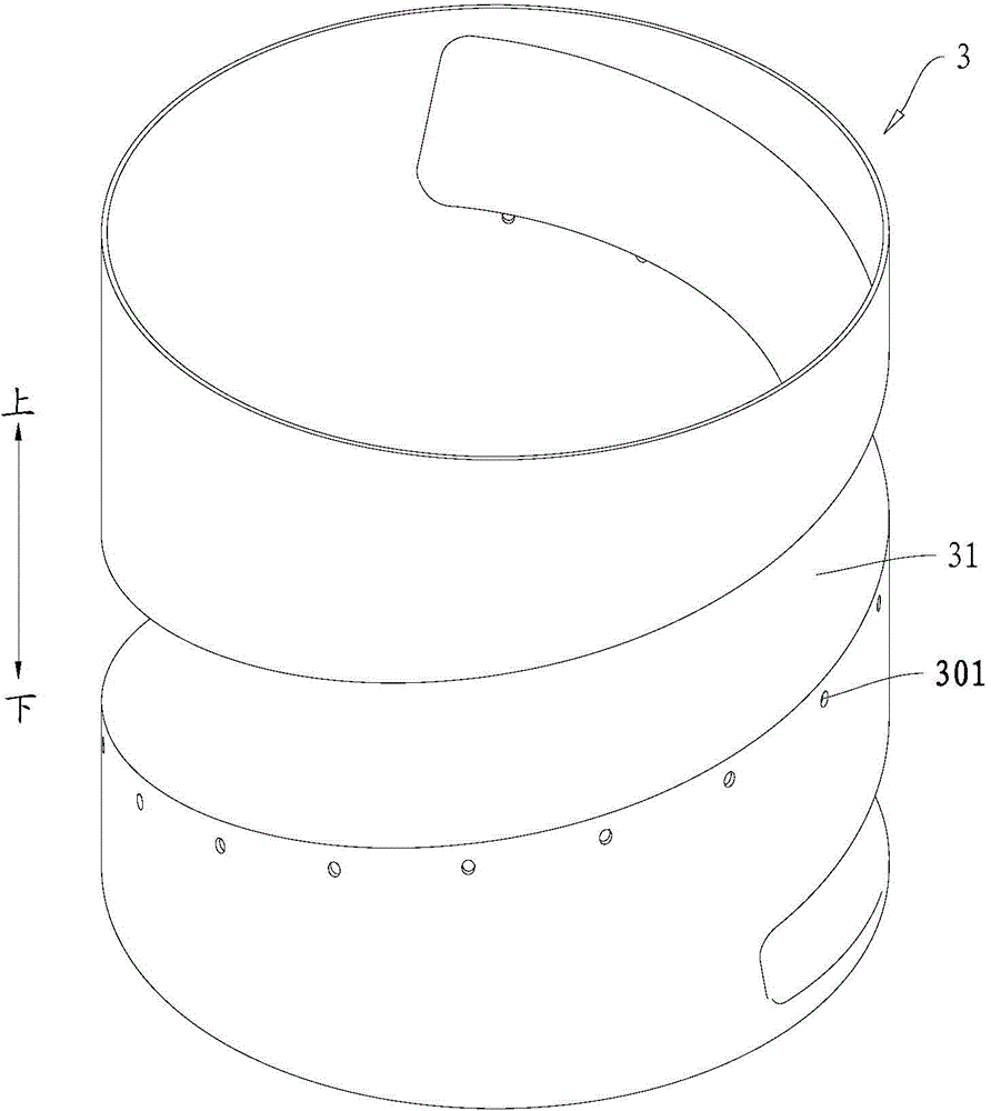 Washing bucket used in washing machine and washing machine with same