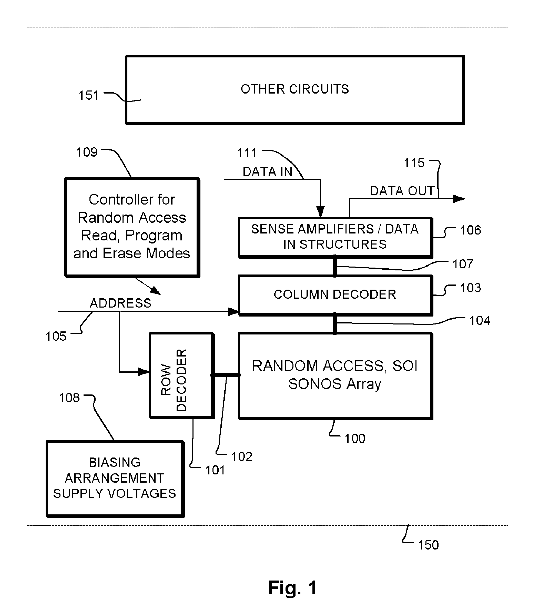 One-transistor cell semiconductor on insulator random access memory