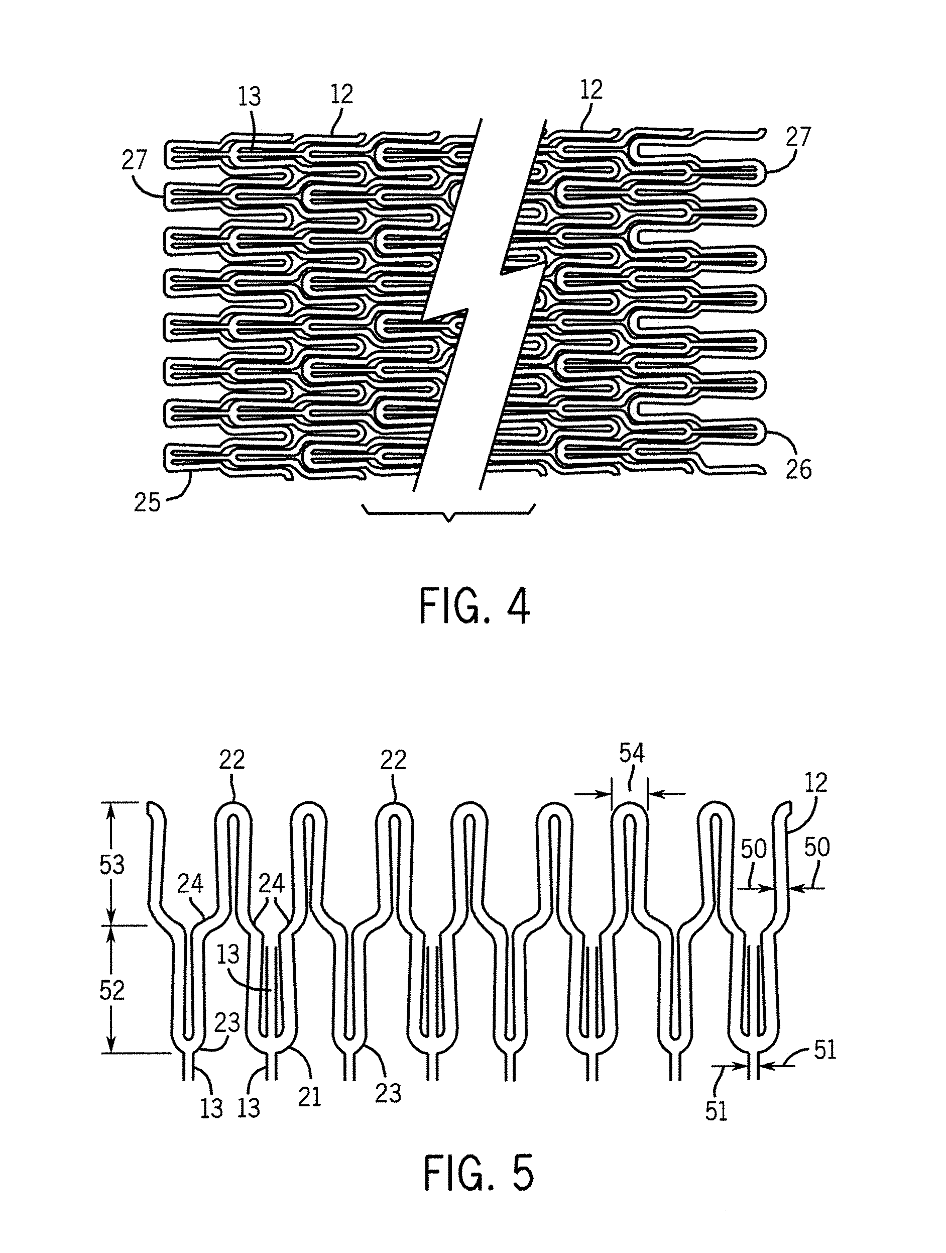 Stent designs for use in peripheral vessels