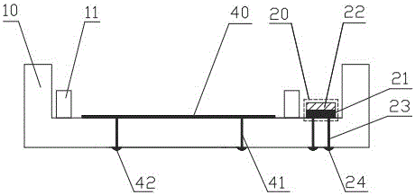 Integrated temperature measurement type ceramic packaging tube shell