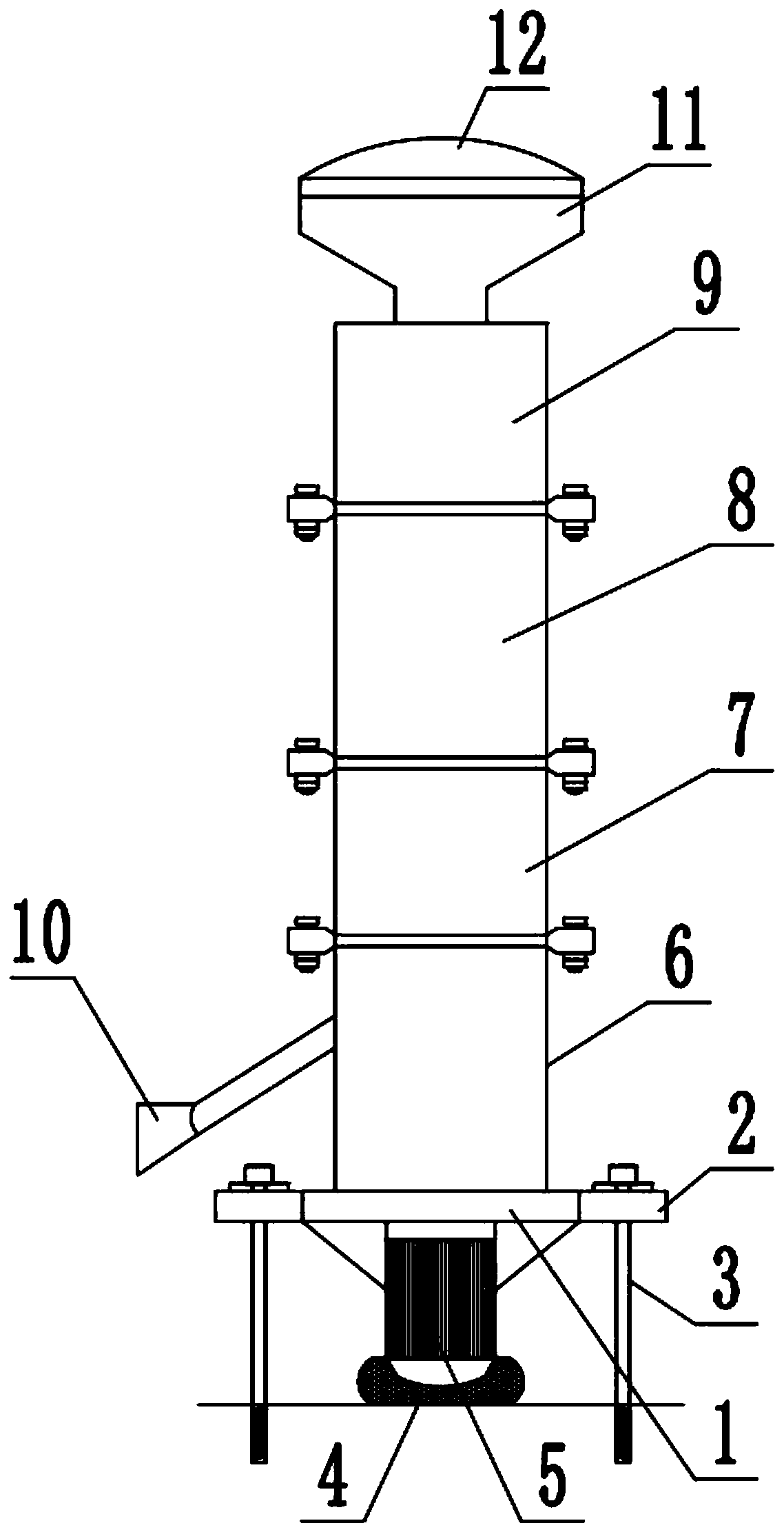 Powdering formula for multiple Chinese herbal medicines and preparation method thereof