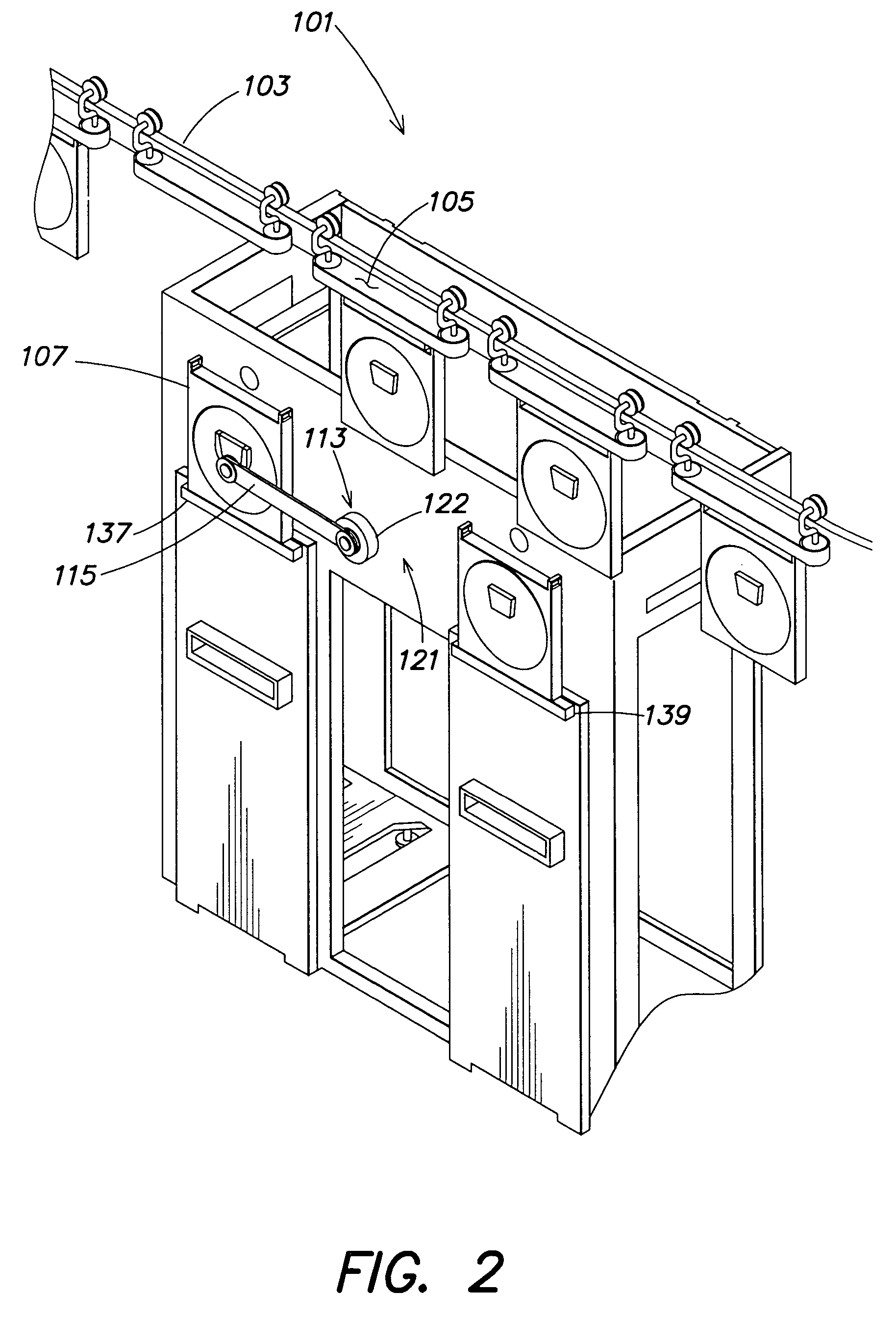 Method and apparatus for unloading substrate carriers from substrate carrier transport system