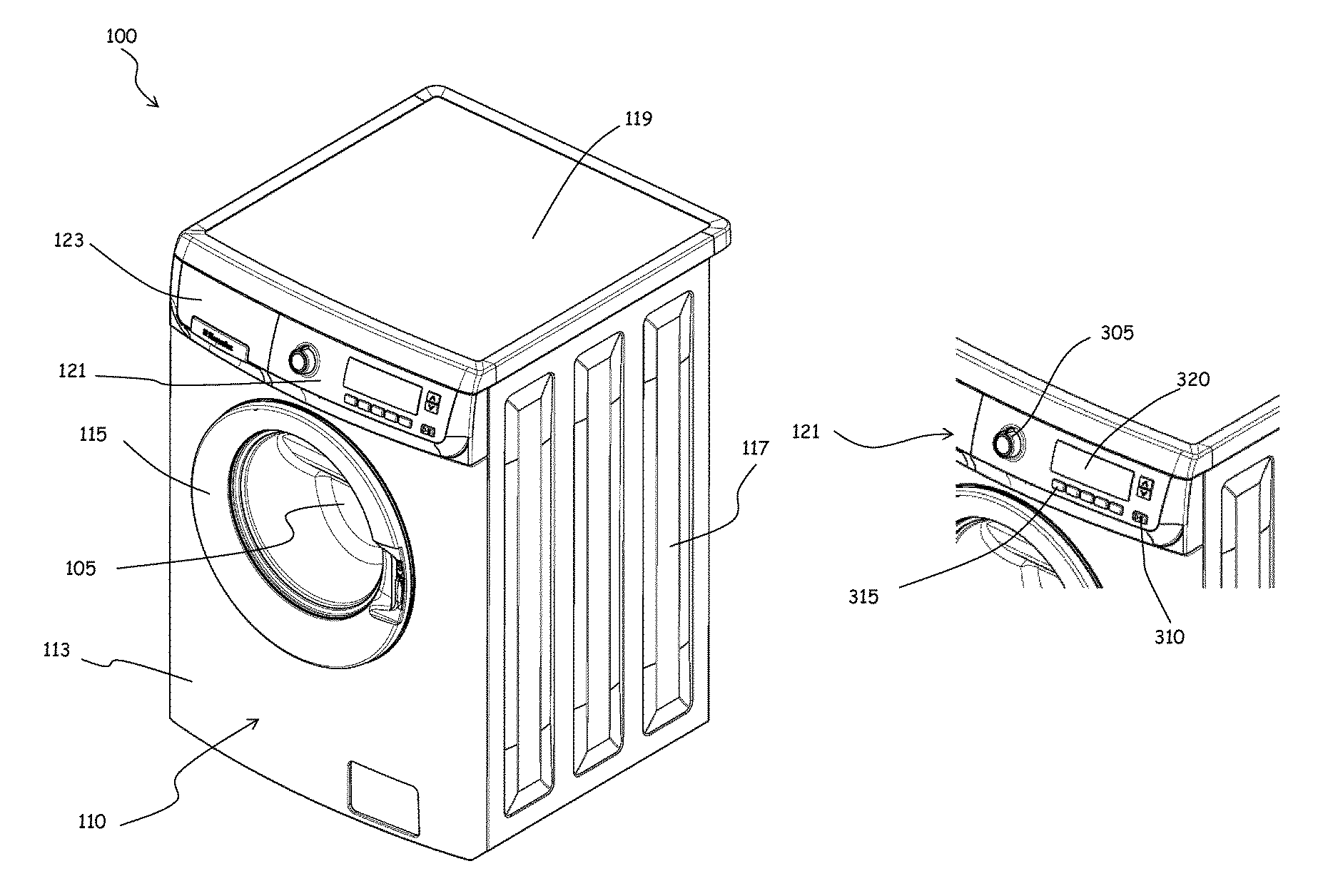 Appliance for drying laundry