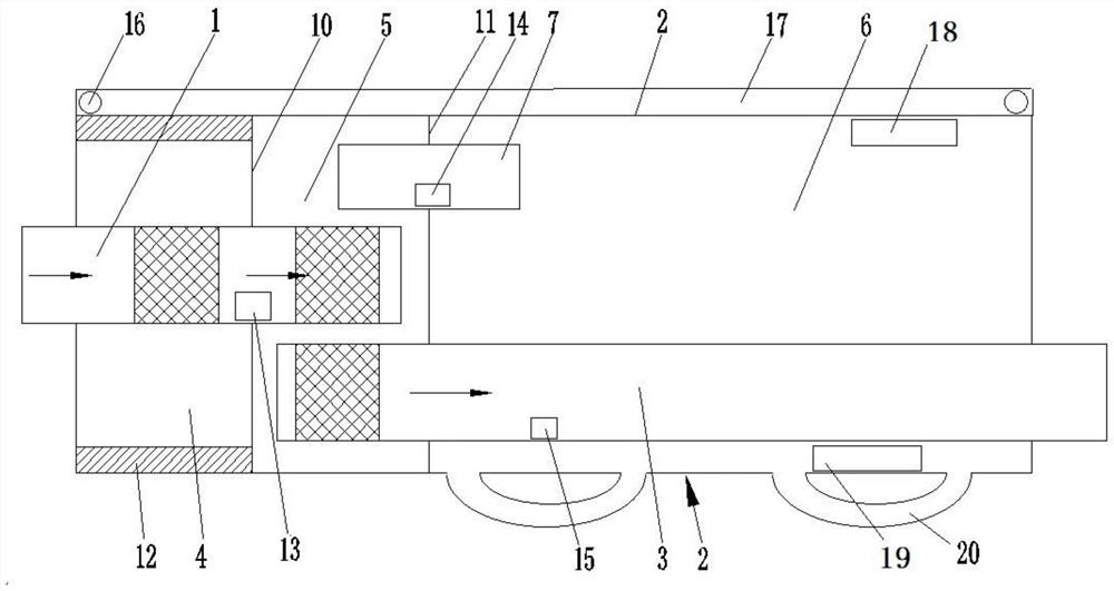 Comprehensive test cooling method for vehicle mufflers