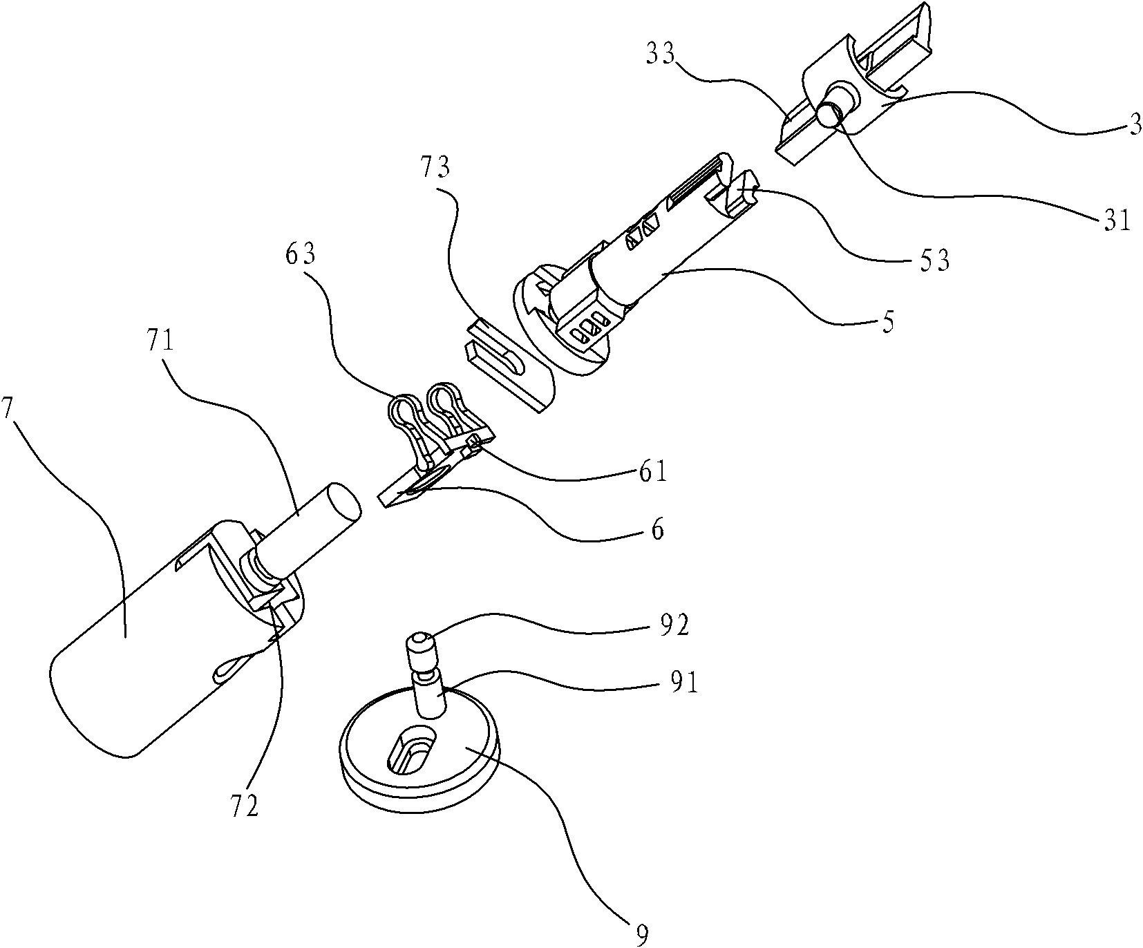 Fast-assembled closestool cover plate