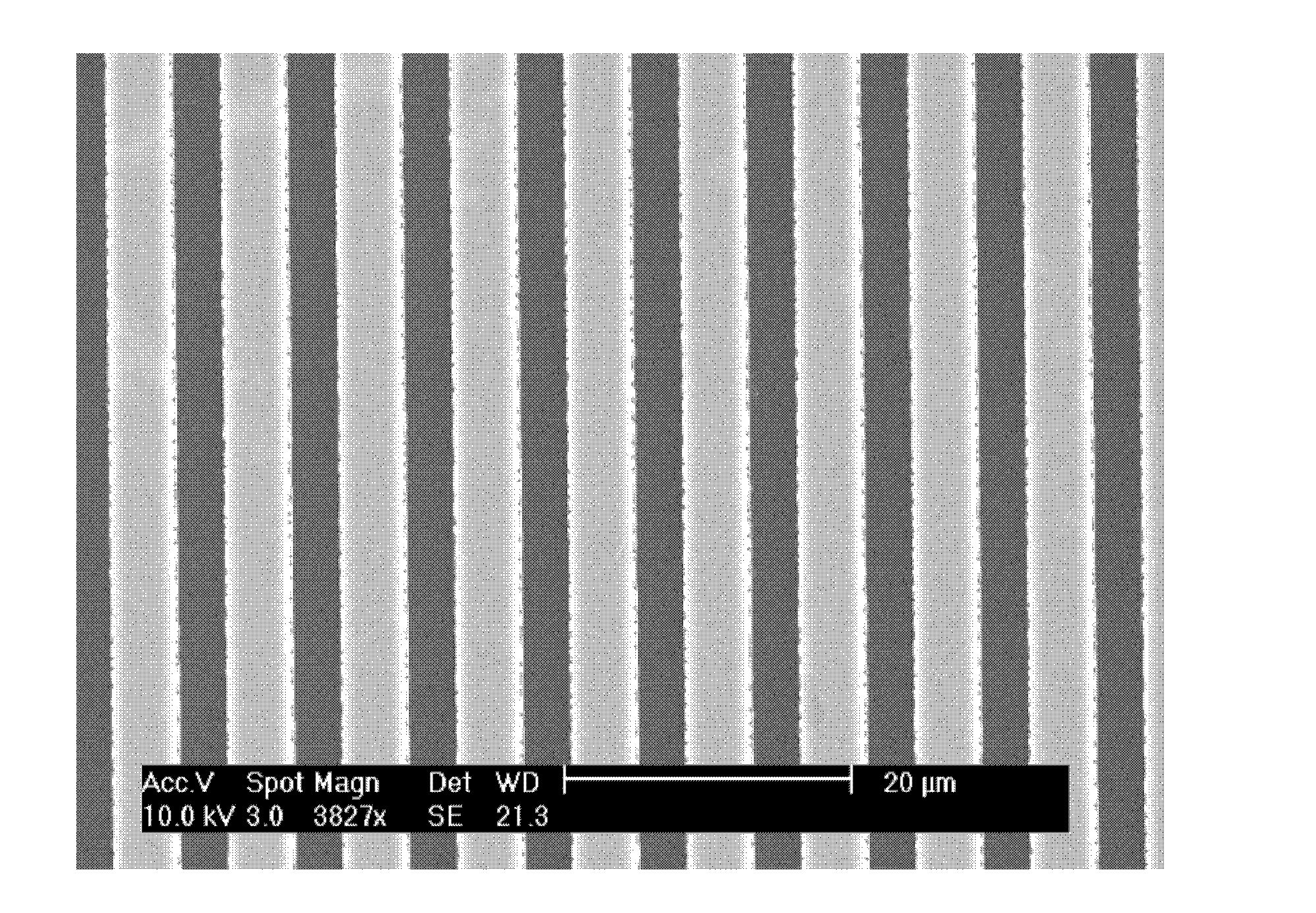 Metal glass optical grating and method and device for manufacturing same