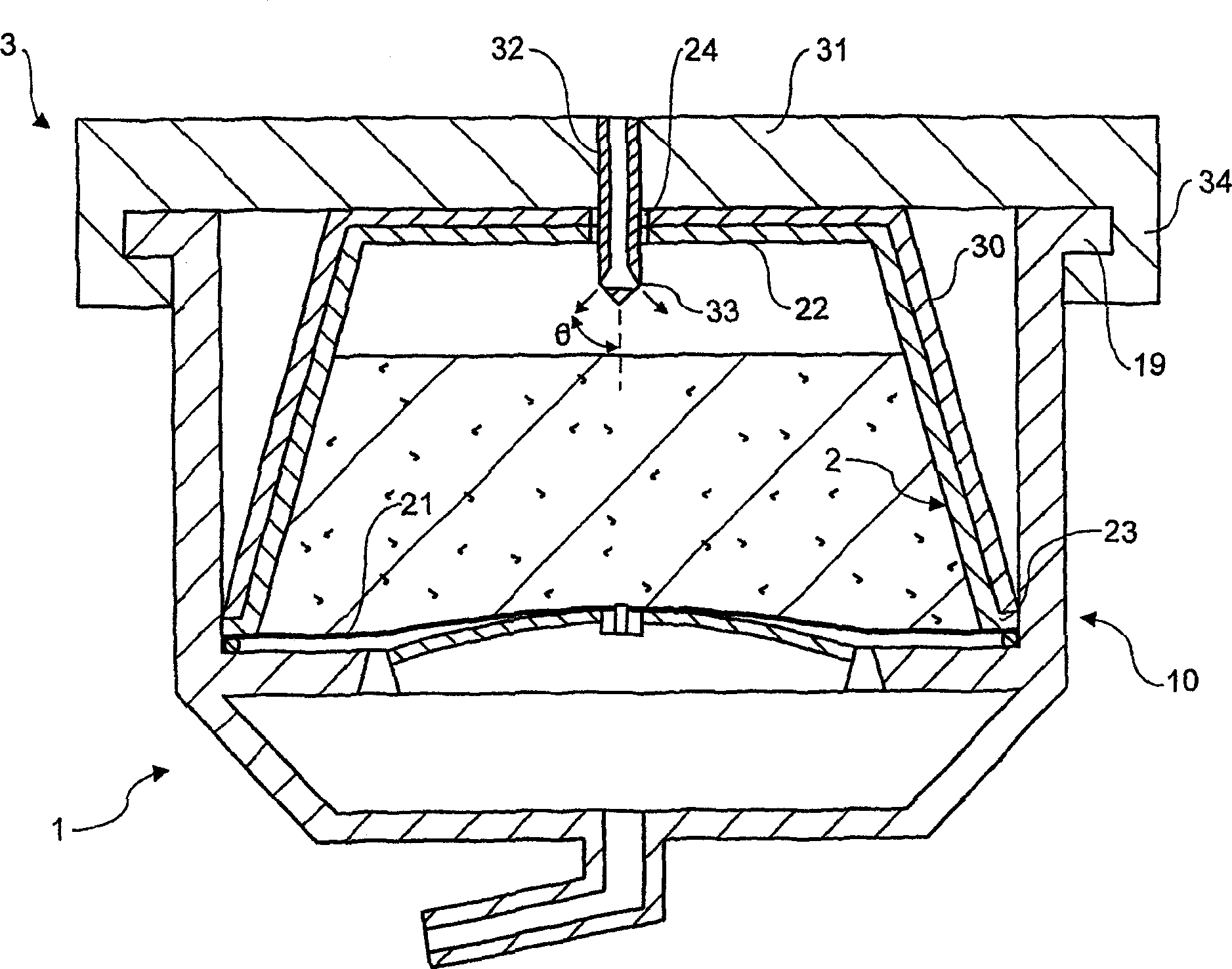 Method, device, and capsule for preparing a foamy liquid food