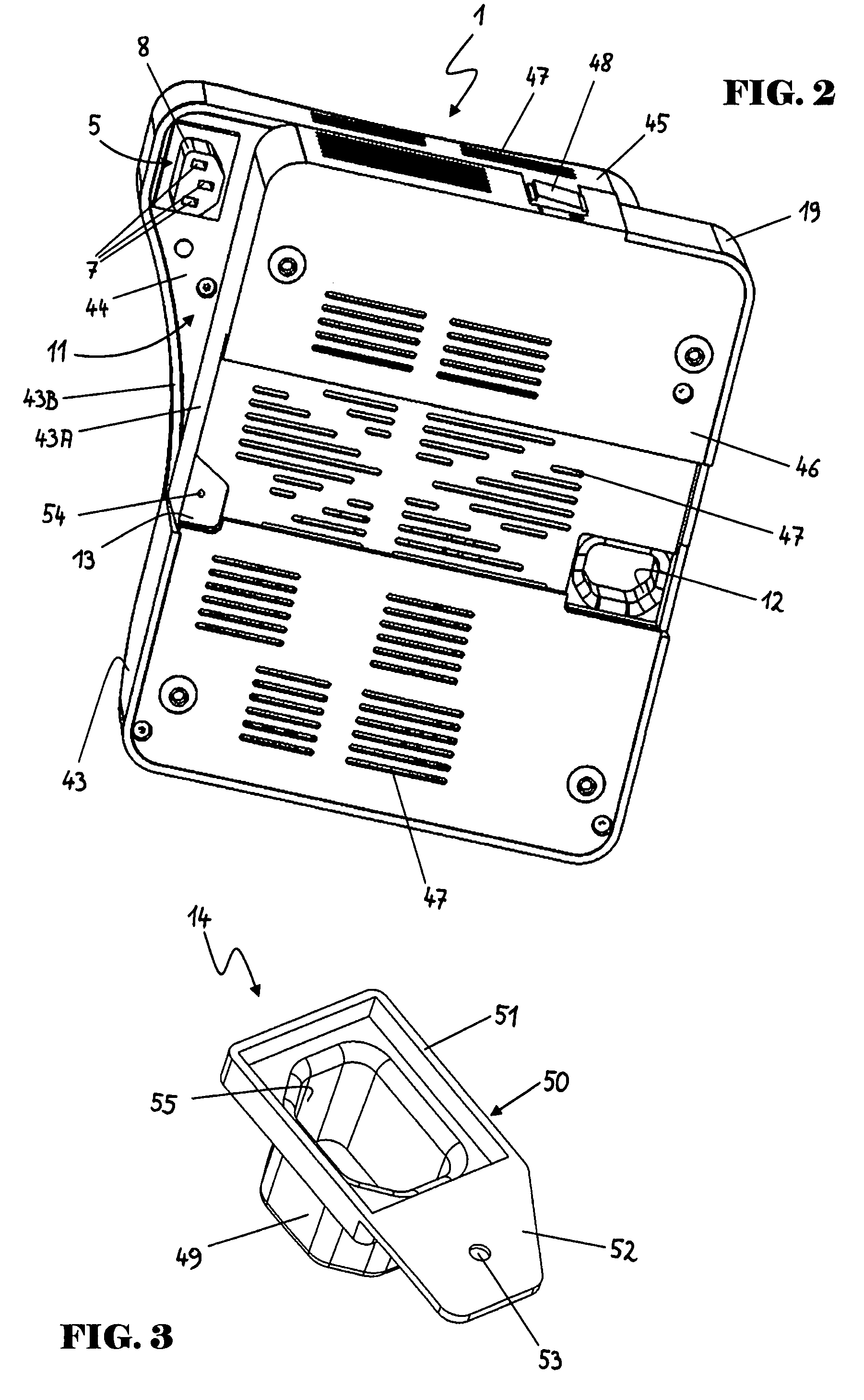 Device for charging batteries