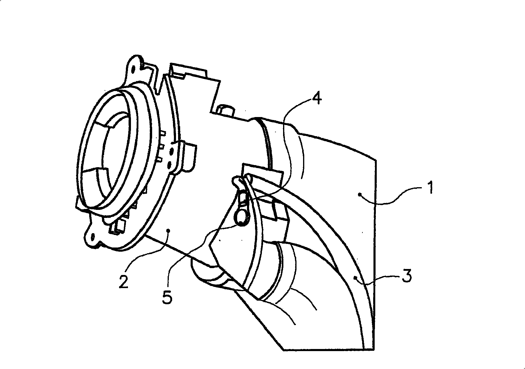 Fuel tank filter pipe