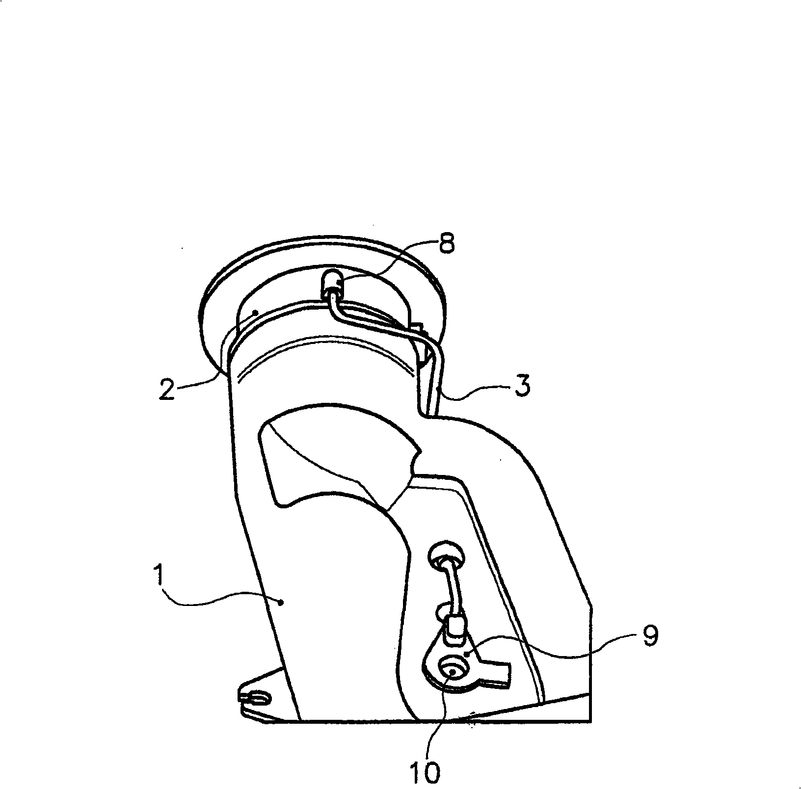 Fuel tank filter pipe