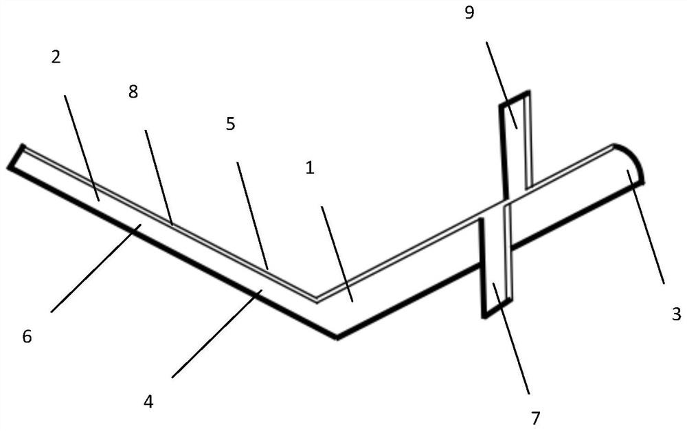 Double-sided flexible sensor and preparation method and application thereof