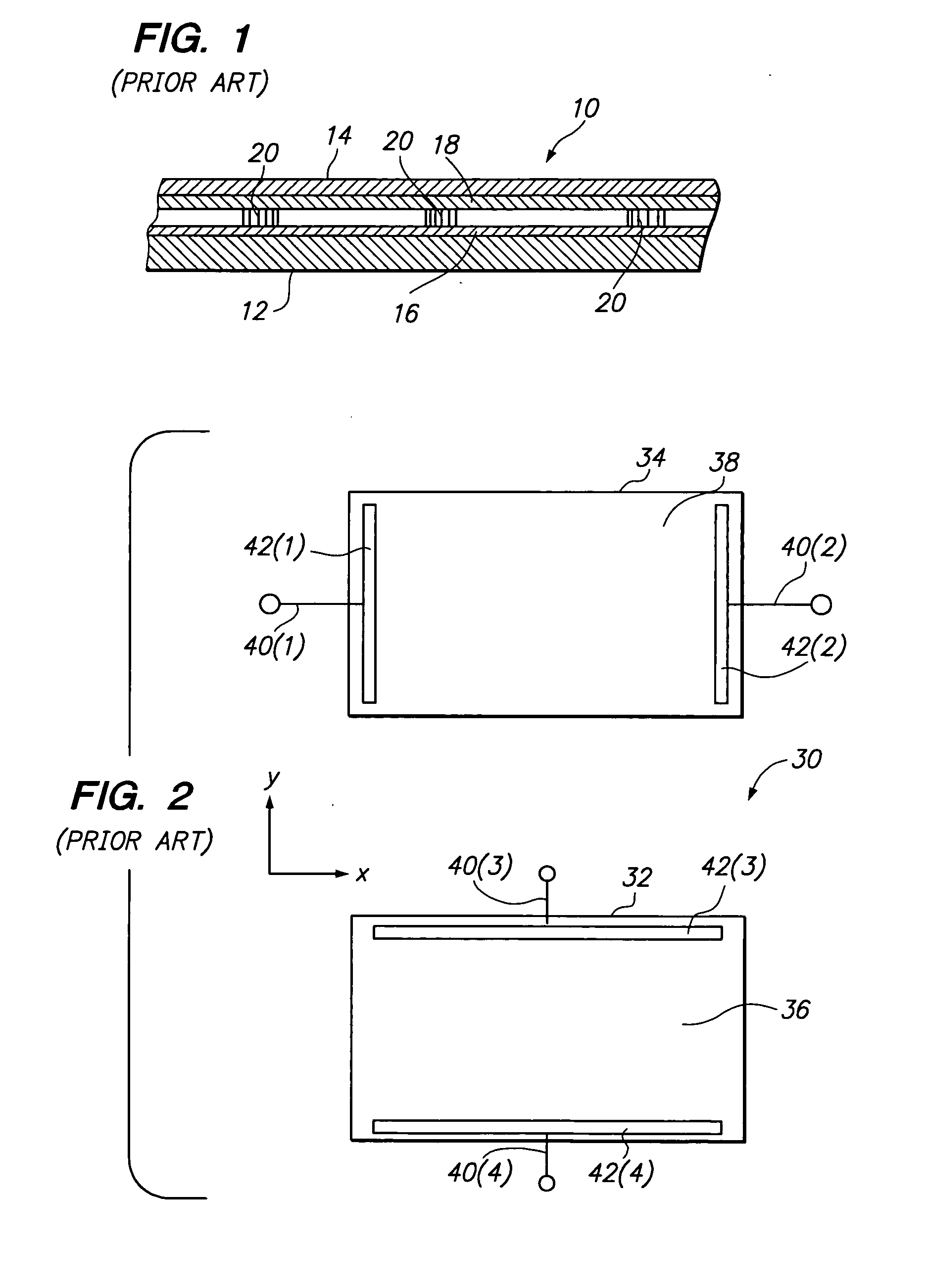 Method of manufacturing touch sensor with switch tape strips