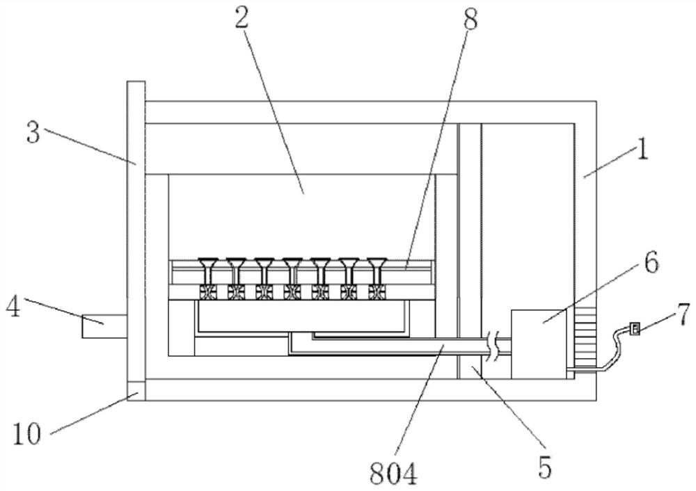 Shoe cabinet with shoe taking-off assisting function based on negative pressure adsorption and using method thereof