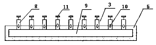 Grape trellis with watering function