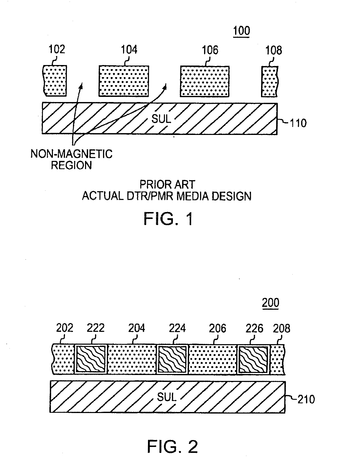 Media Design for High TPI for Write Fringing Reduction