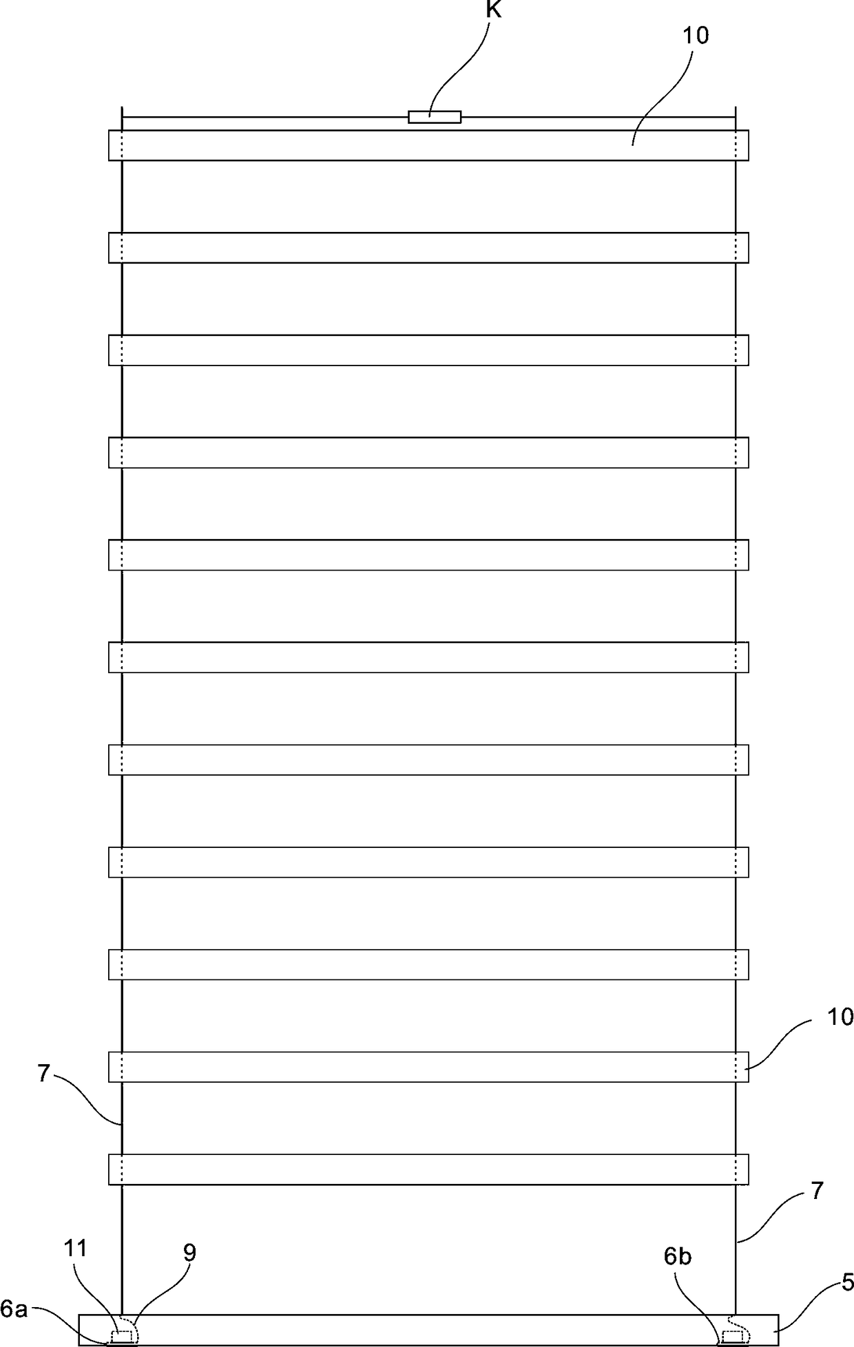 Portable type obstacle-avoiding prop