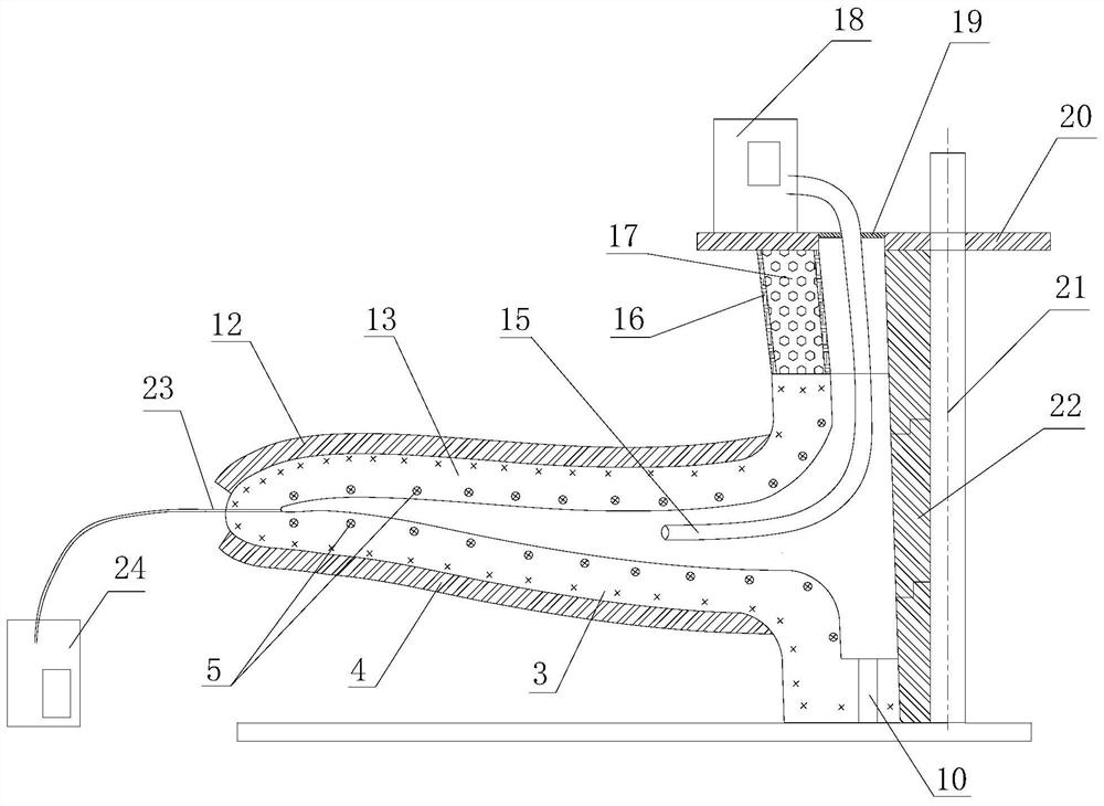 Molding material, molding structure and molding process for marine propeller manufacturing