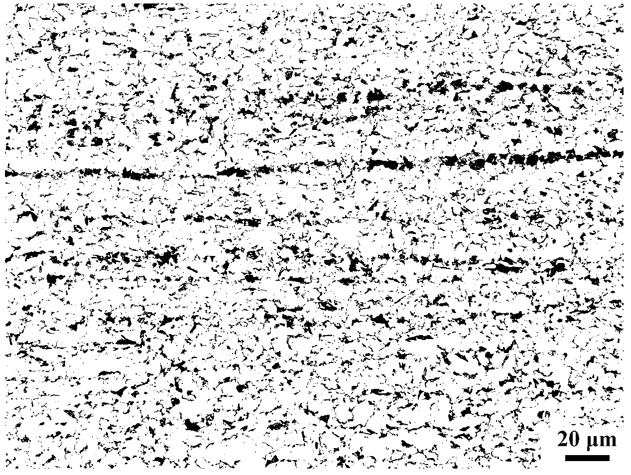 Normalizing vessel steel with 460MPa grade yield strength and manufacturing method thereof