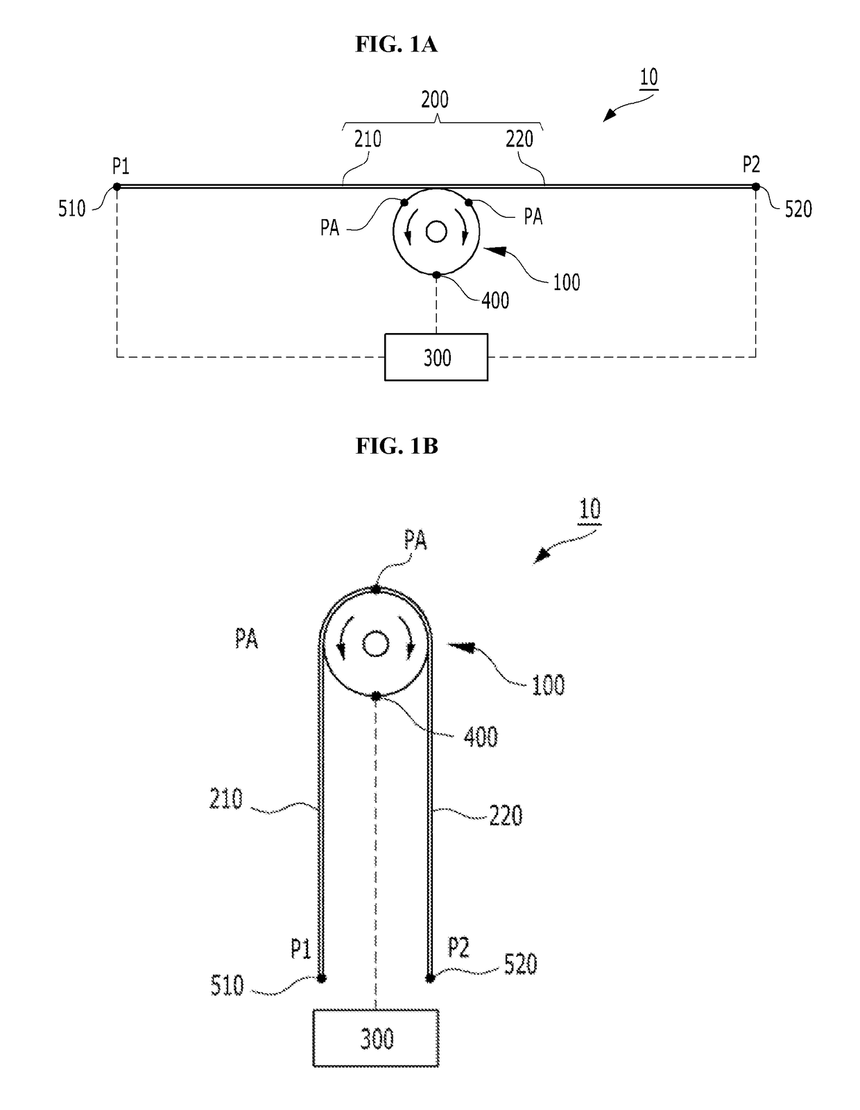 Rotational actuator for optical device and camera module having the same