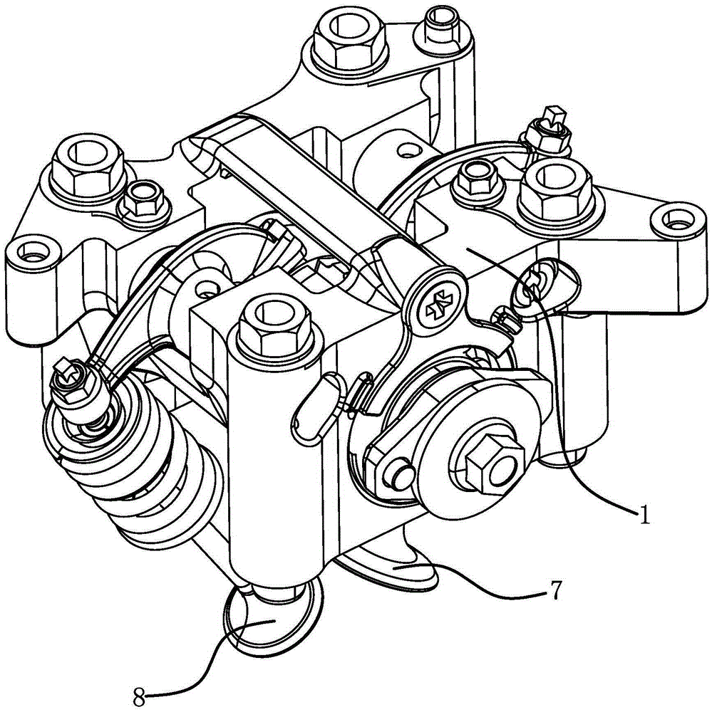 Variable valve timing structure of motorcycle engine