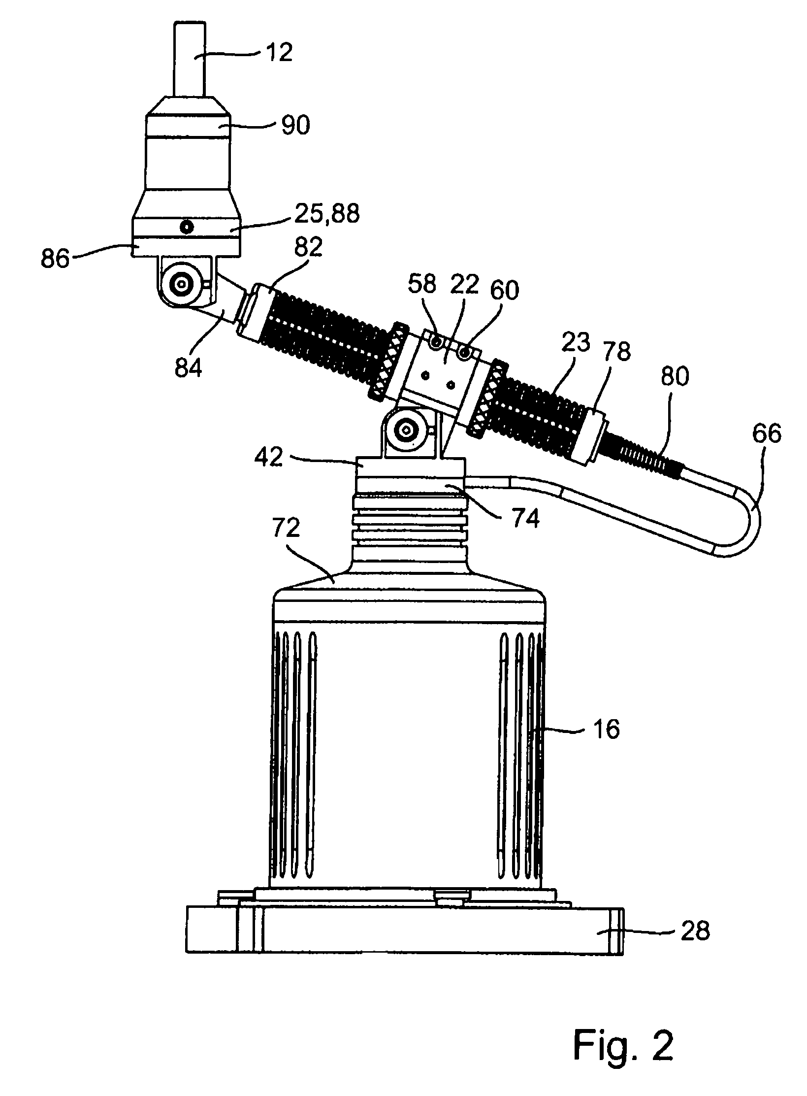 Device for examining the precision of a circular path which is to be executed by a working spindle