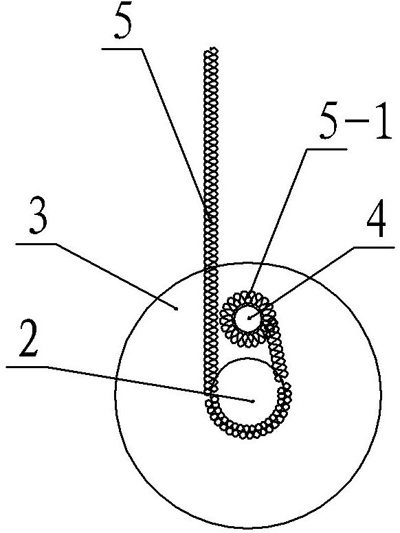 Wheel arranging device for steel cord outer winding machine and wheel arranging method thereof