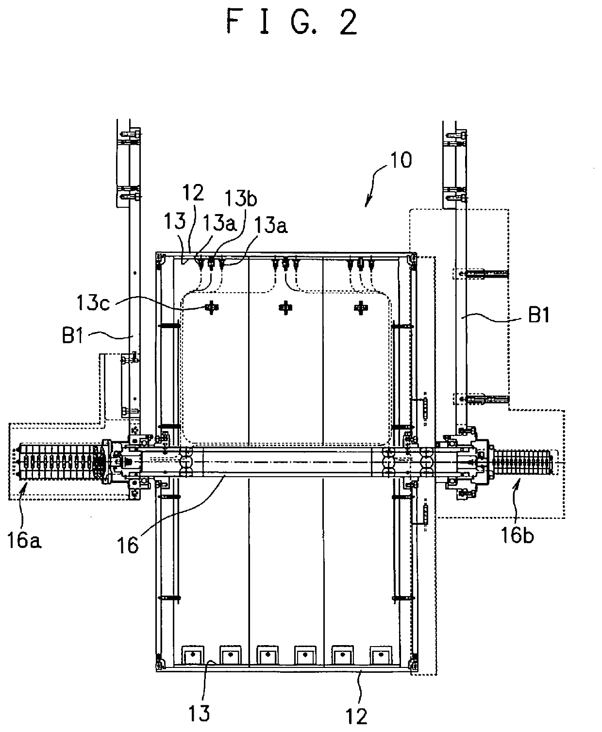 Drying device and ink-jet printing device equipped with the same