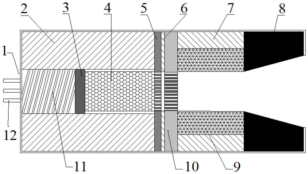 Electro-chemical hybrid power space thruster