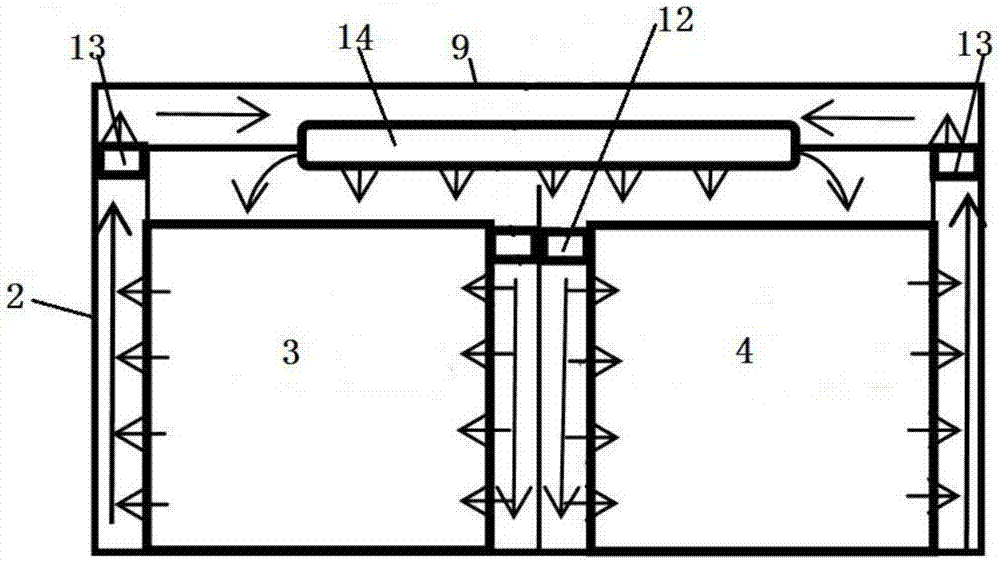 Intelligent plant growth experiment device and temperature adjusting and controlling method thereof