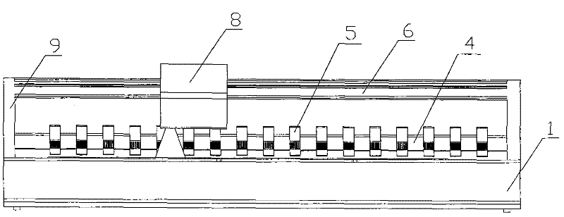 A bridge-type laser embroidery all-in-one machine