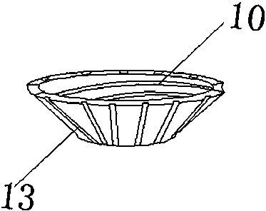 A cooling tower with water mist treatment device