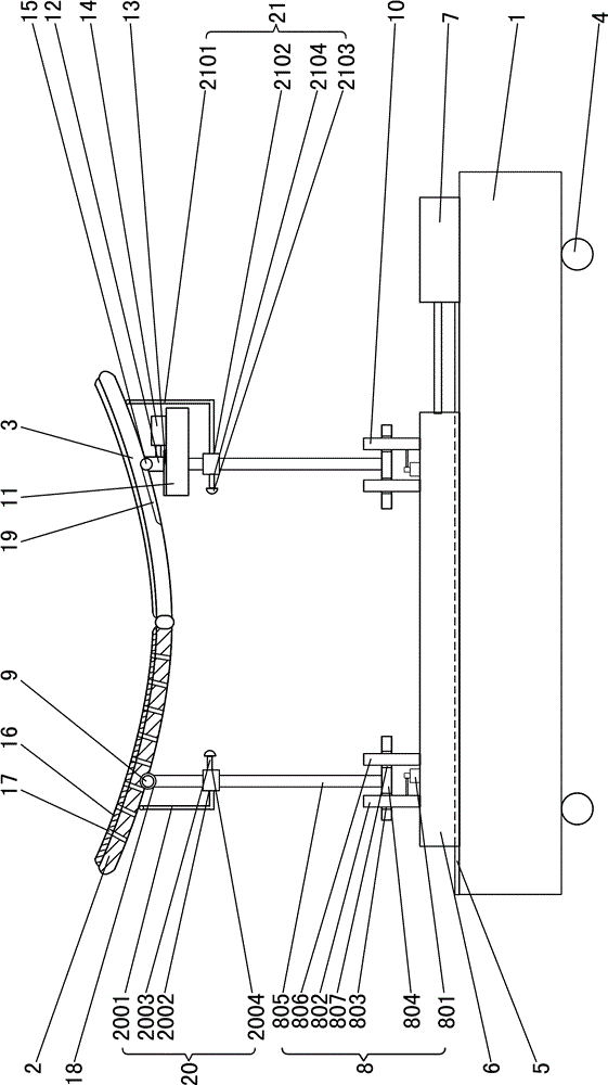 patient transport bed