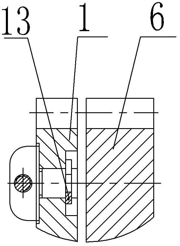 Stacked gear structure with side clearance removal through elasticity