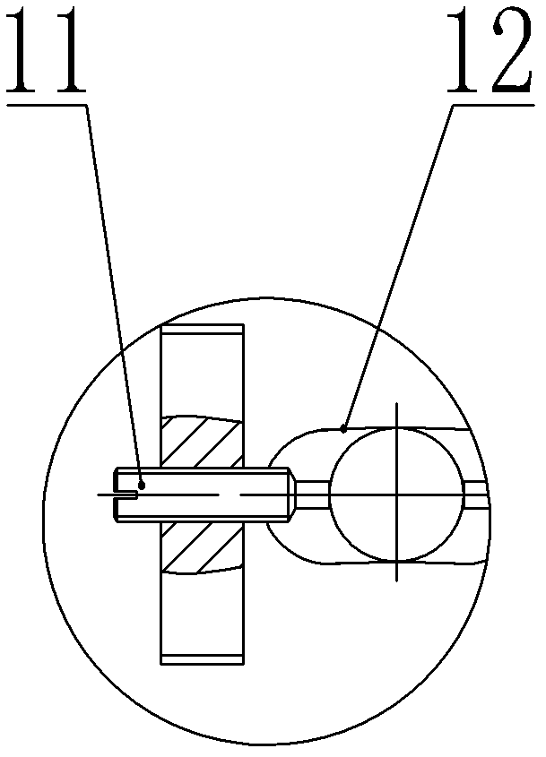 Stacked gear structure with side clearance removal through elasticity