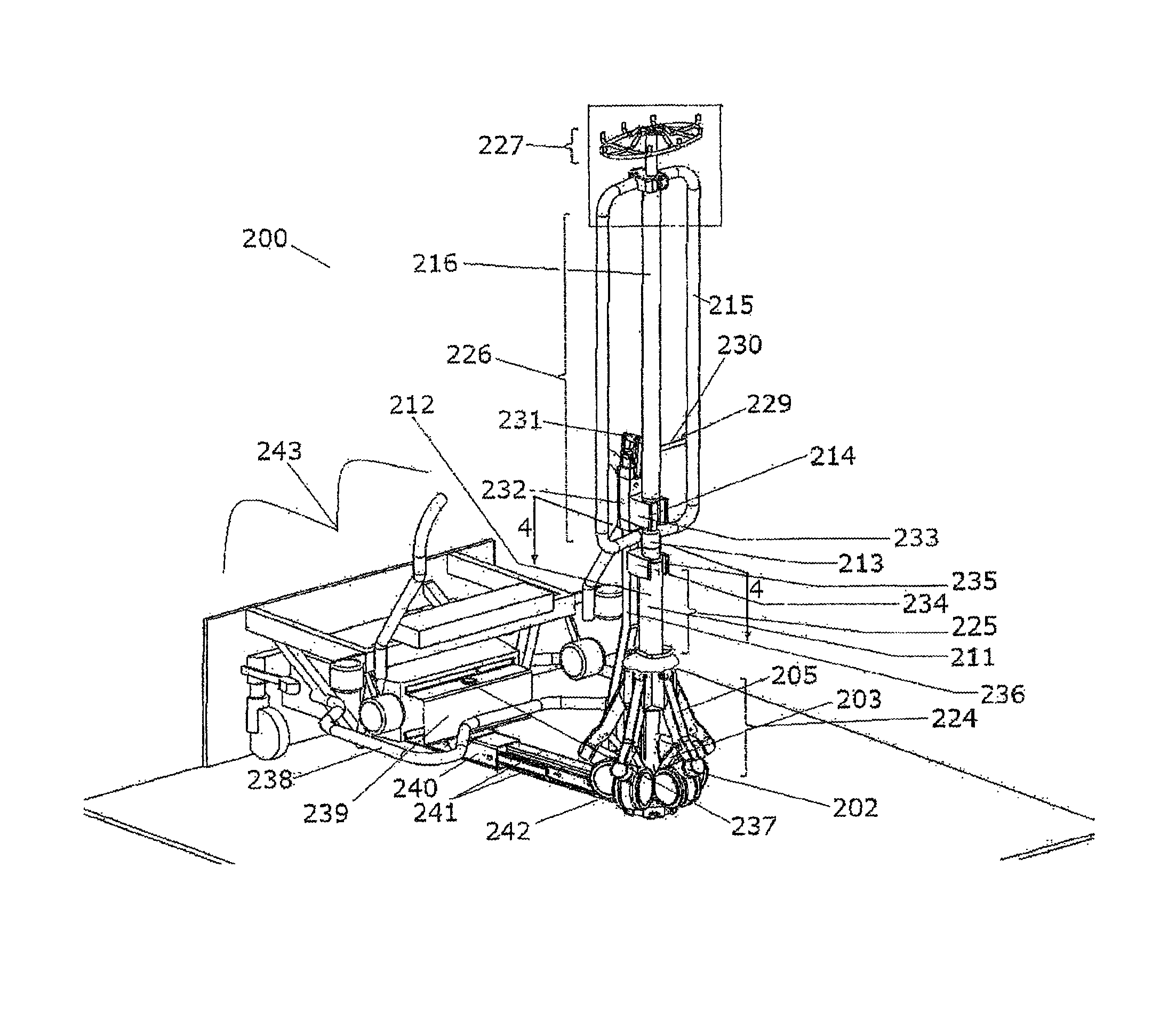 Transformable intravenous pole