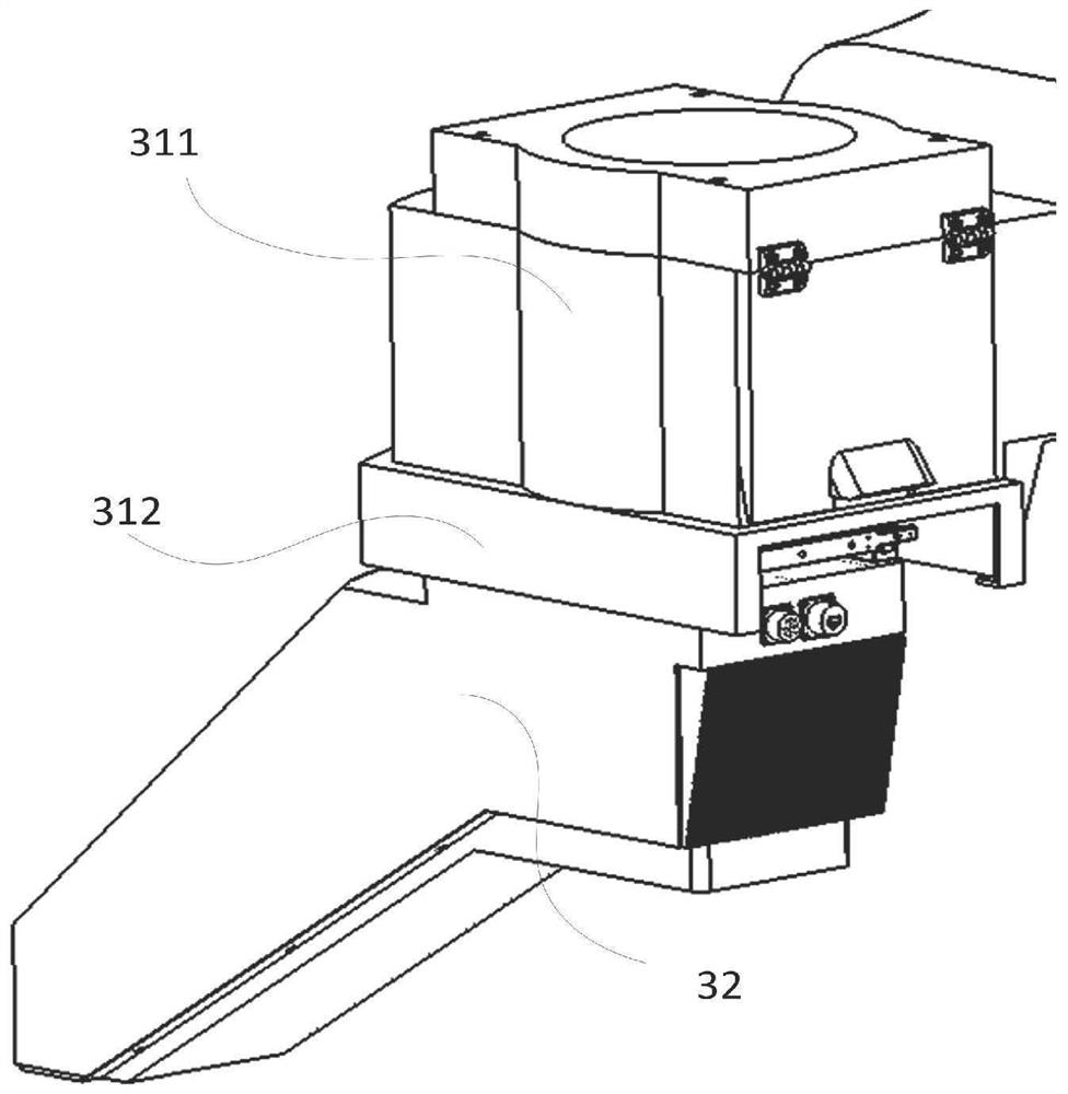 Vehicle-mounted road surface detection robot