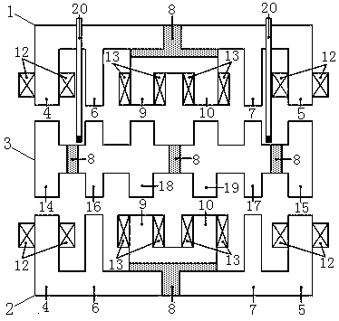 A Hybrid Reluctance Magnetic Levitation Linear Motor with Bypass Core