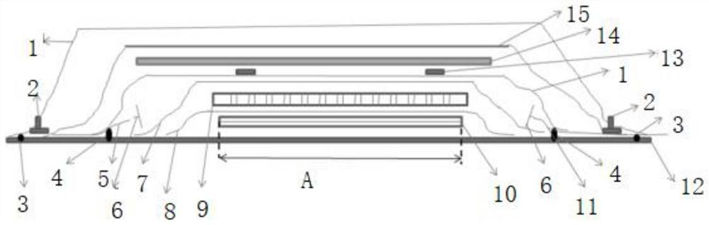 Method for rapidly repairing metal crack damage with composite material