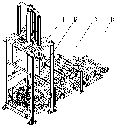 Robot-based multi-machine tool automatic feeding and discharging system and method