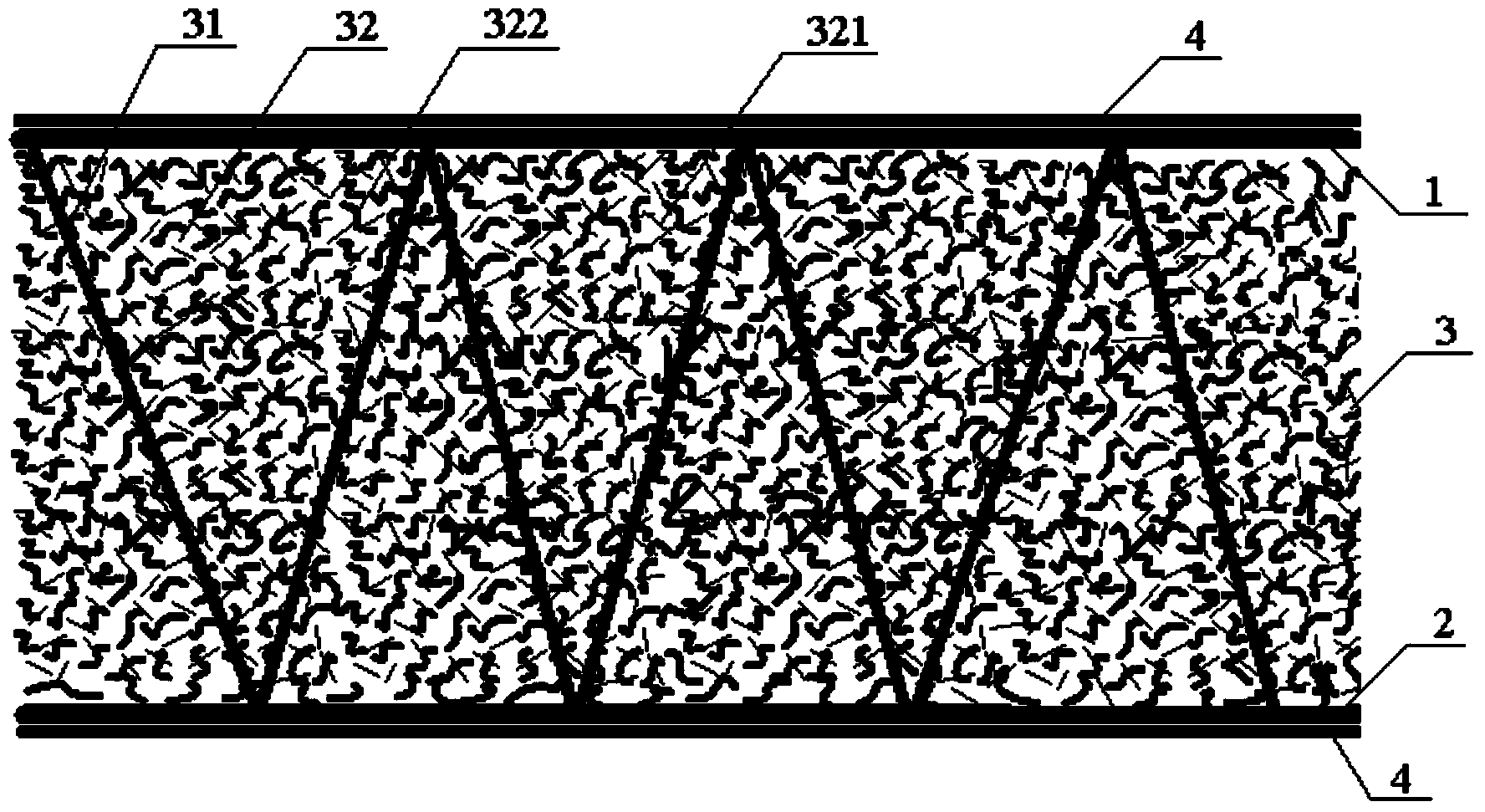 Reinforced heat-insulation three-dimensional fabric