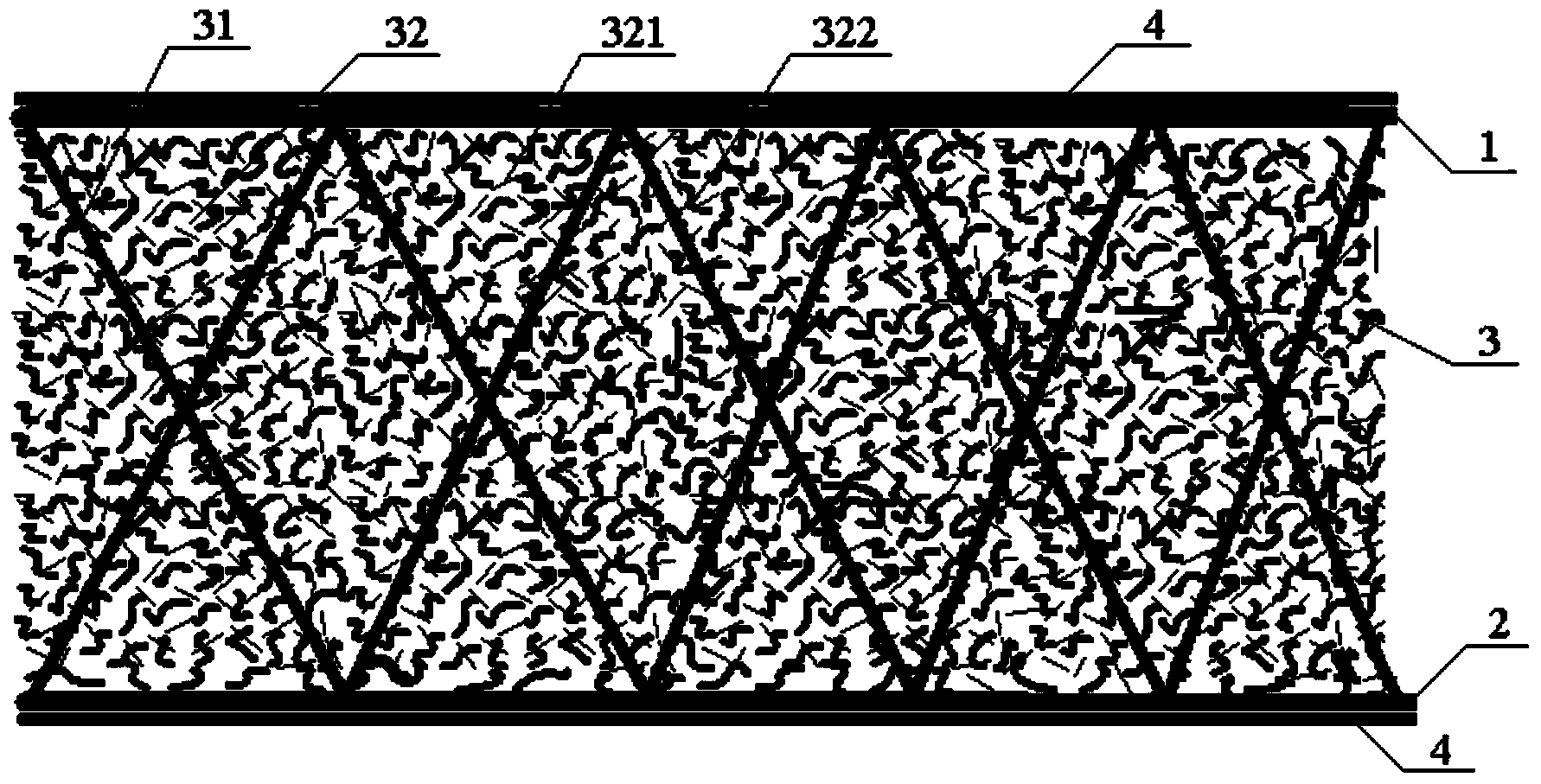 Reinforced heat-insulation three-dimensional fabric