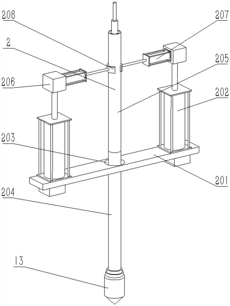 Geotechnical engineering static sounding equipment and engineering application