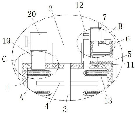 A municipal sludge treatment device and treatment method thereof