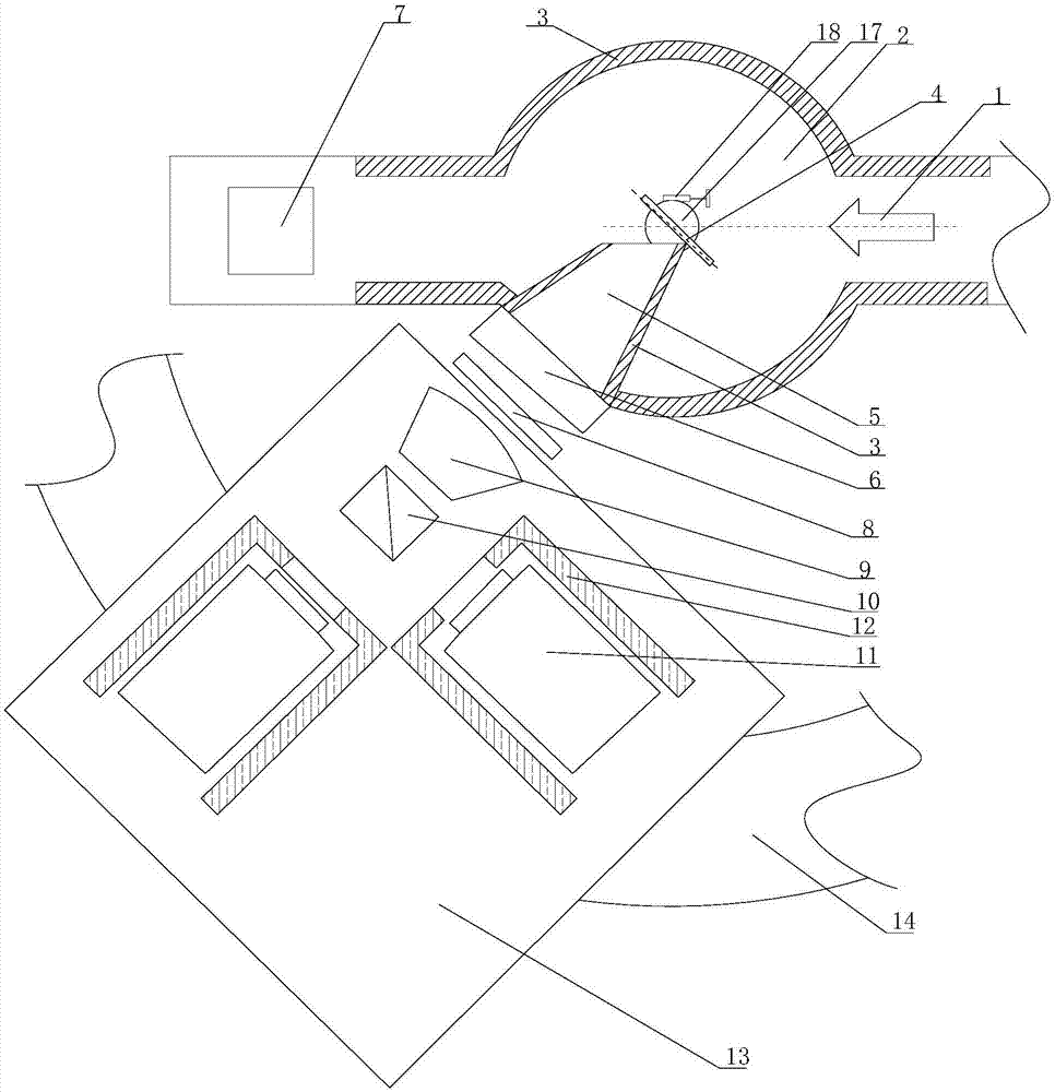 Device and method for measuring divergence angle distribution of electron beam