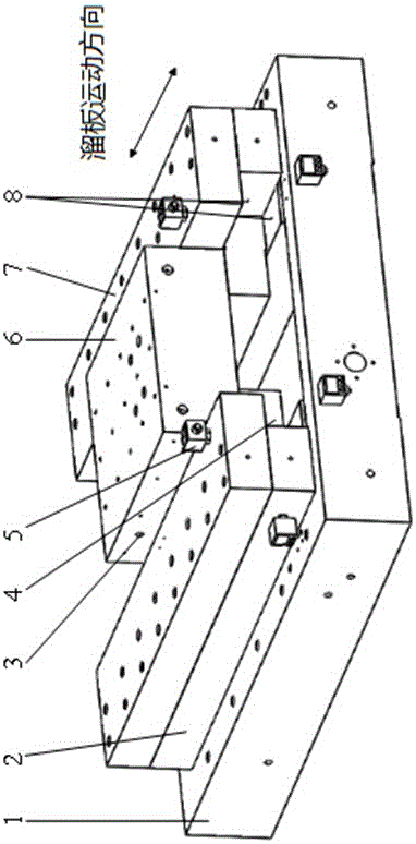 Method for detecting pressure distribution in oil cavity of hydrostatic guideway