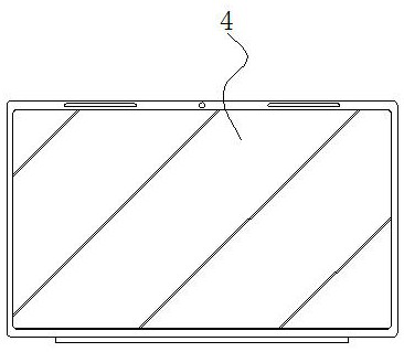 Film laminating device with display screen cleaning function and for laminating film on computer display screen