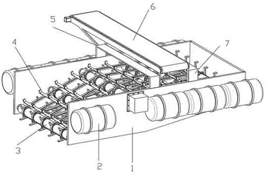 Overwater photovoltaic panel assembly base platform based on novel energy storage and assembly method