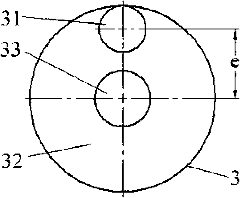 Free forging method of forge piece of rotary arms