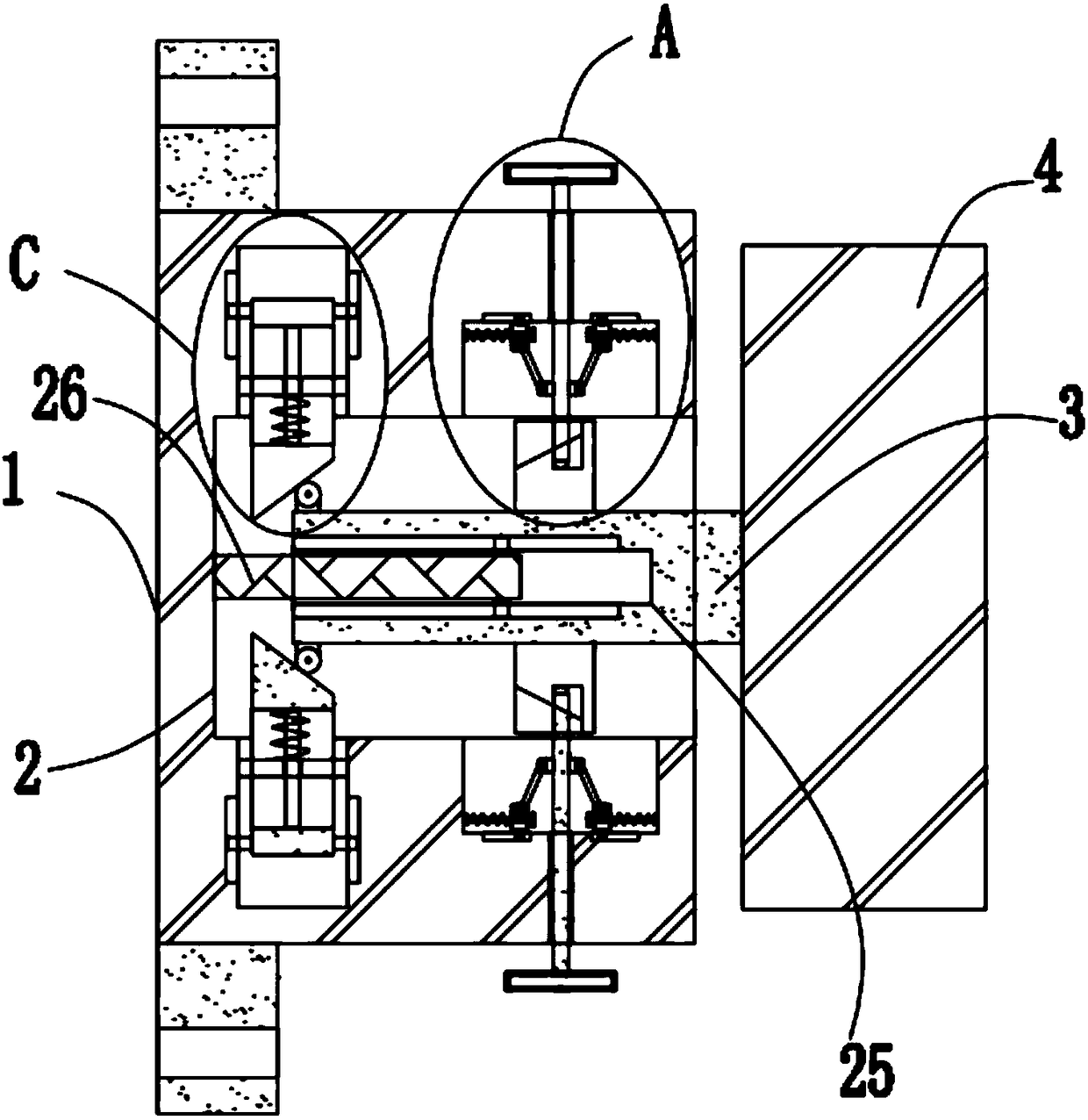 Numerical control machining clamp convenient to replace