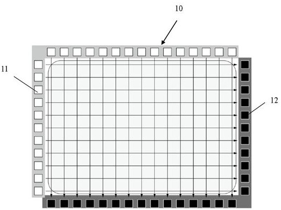 Device for displaying object position on near-eye second display screen and combination thereof